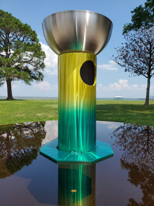 Two-toned Fire Bubbler