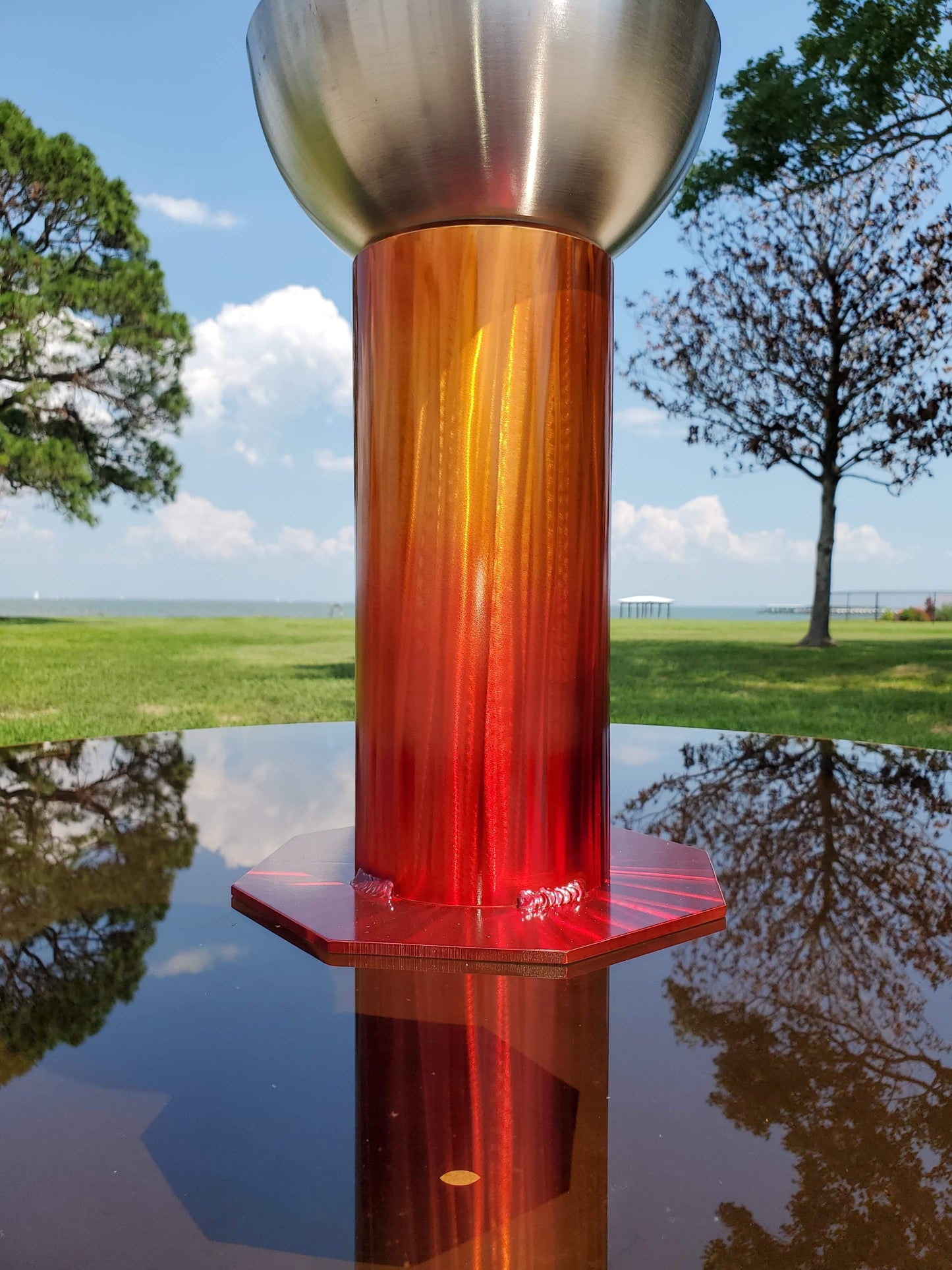 Two-toned Fire Bubbler