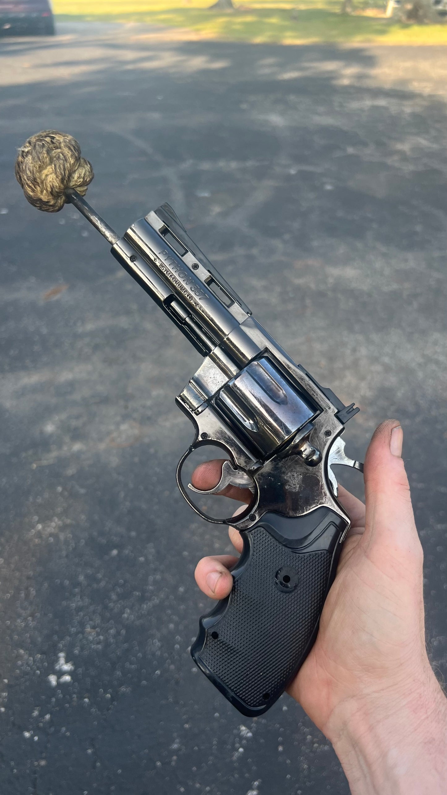 Self Lighting Pistol Fire Prop