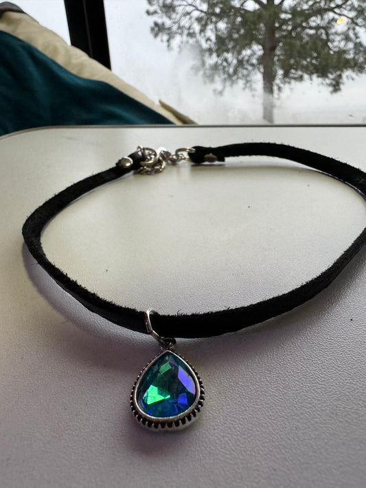 Leather Chokers, day collar, necklace