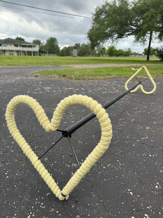 Staff with Shaped removable heads breaks down for easy transport