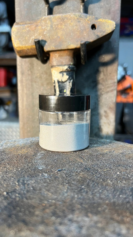 Iron, Titanium, Lyco additive powders for fire props